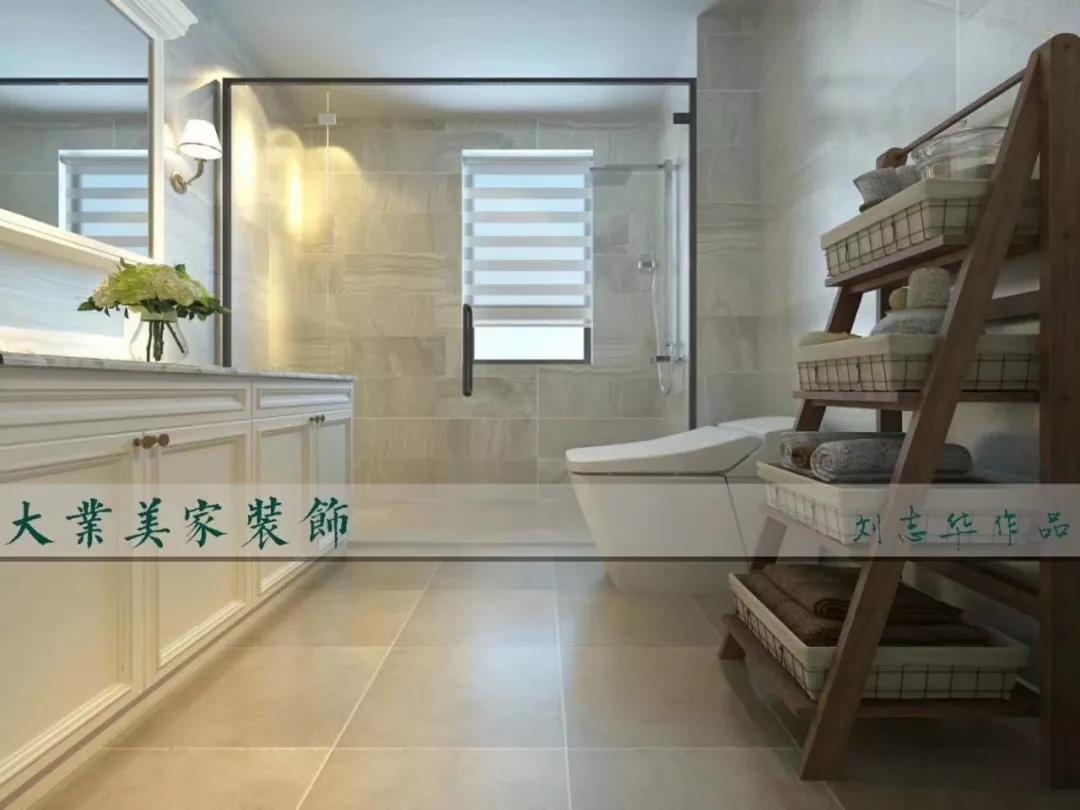 美式 卫生间图片来自大业美家 家居装饰在现代美式风格186㎡装修案例的分享