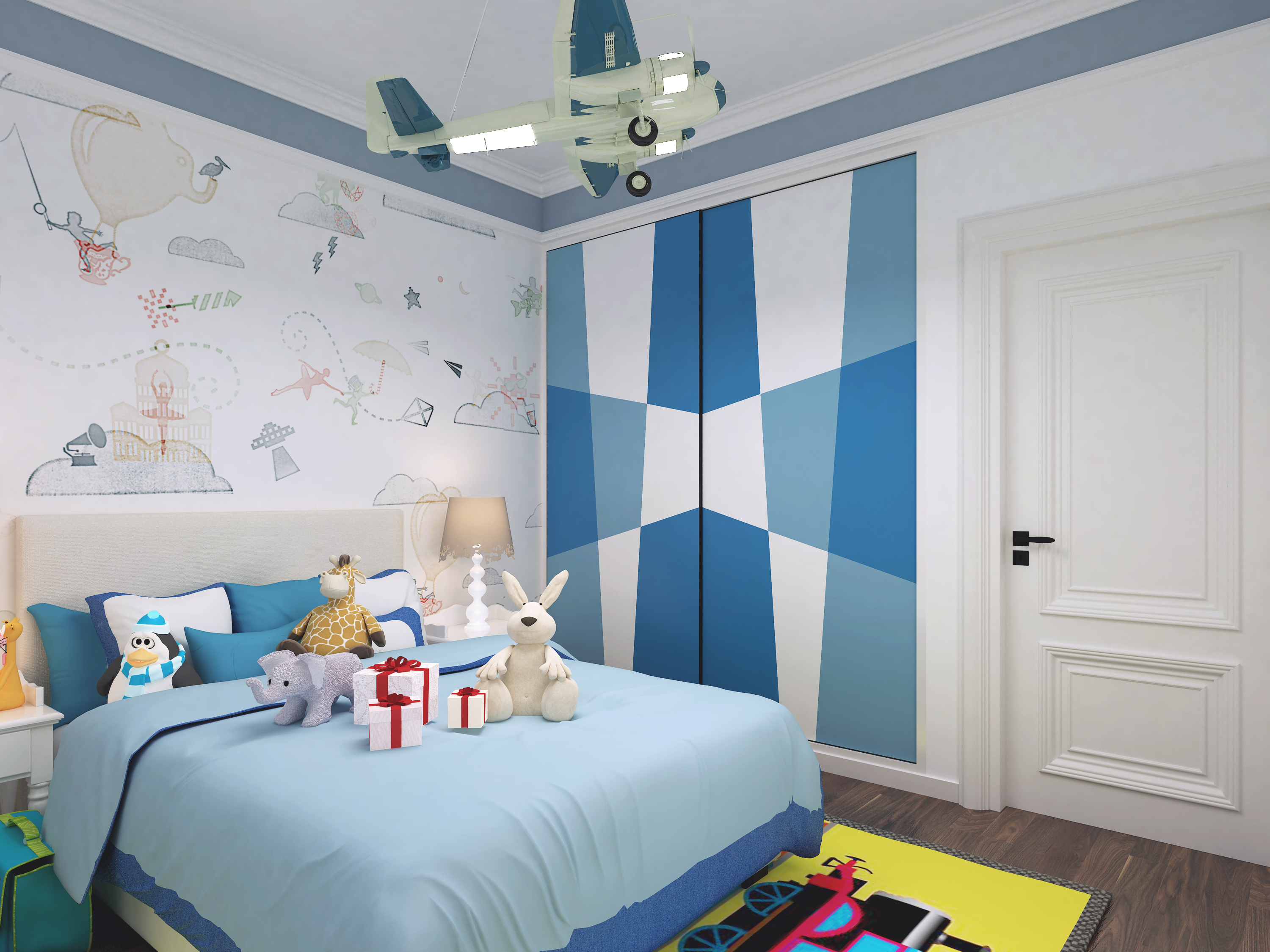 儿童房图片来自武汉申阳红室内设计在复地悦城的分享