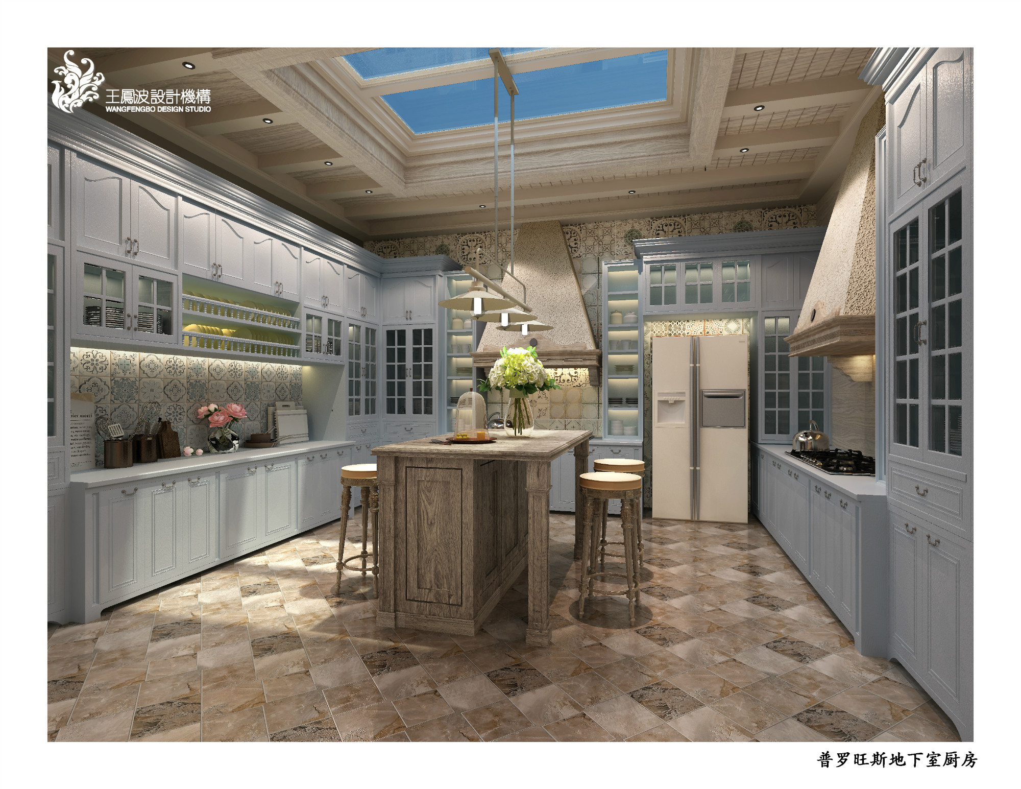 别墅 法式 装修设计 餐厅图片来自王凤波设计机构在东方普罗旺斯，浓浓法式情怀的分享