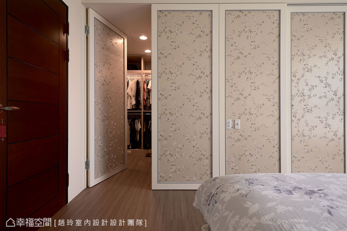 装修设计 装修完成 新古典风格 小资 卧室图片来自幸福空间在132平，三款色！优雅新古典温度的分享