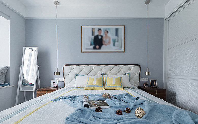 卧室图片来自家装大管家在98平北欧清爽空间 自然舒适并存的分享