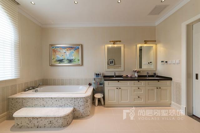 别墅 设计 实景 案例 卫浴间图片来自无锡别墅设计s在轻奢美式的浪漫风格尽享生活之美的分享