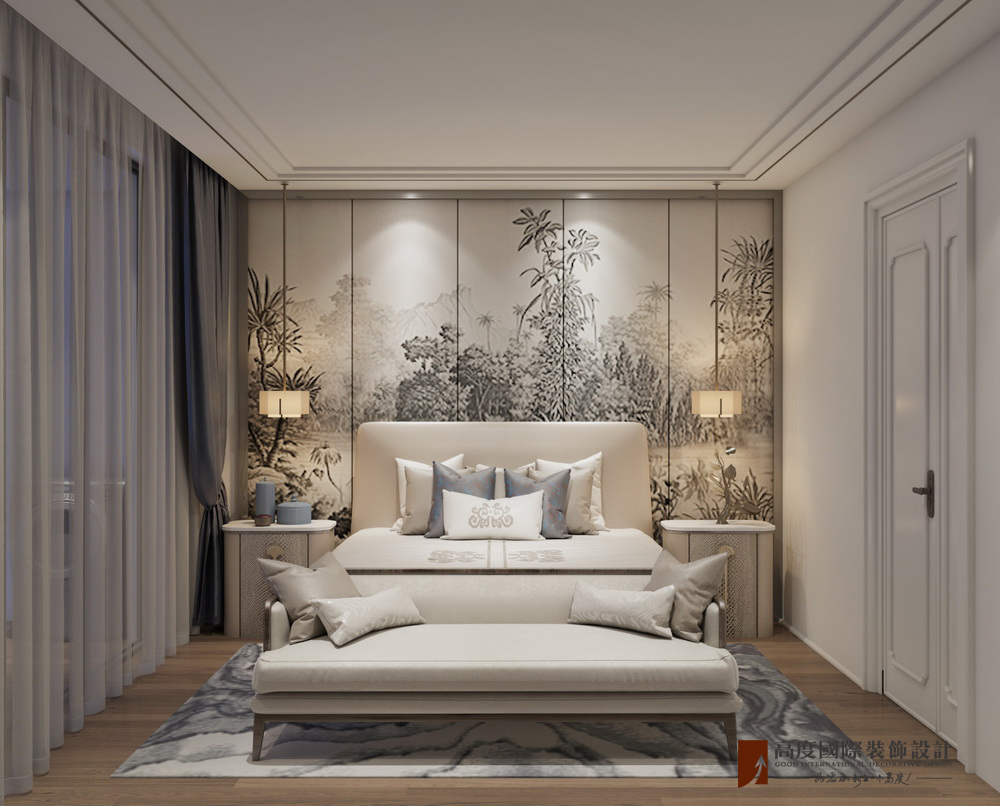 卧室图片来自北京高度国际在现代英式---金隅上城郡的分享