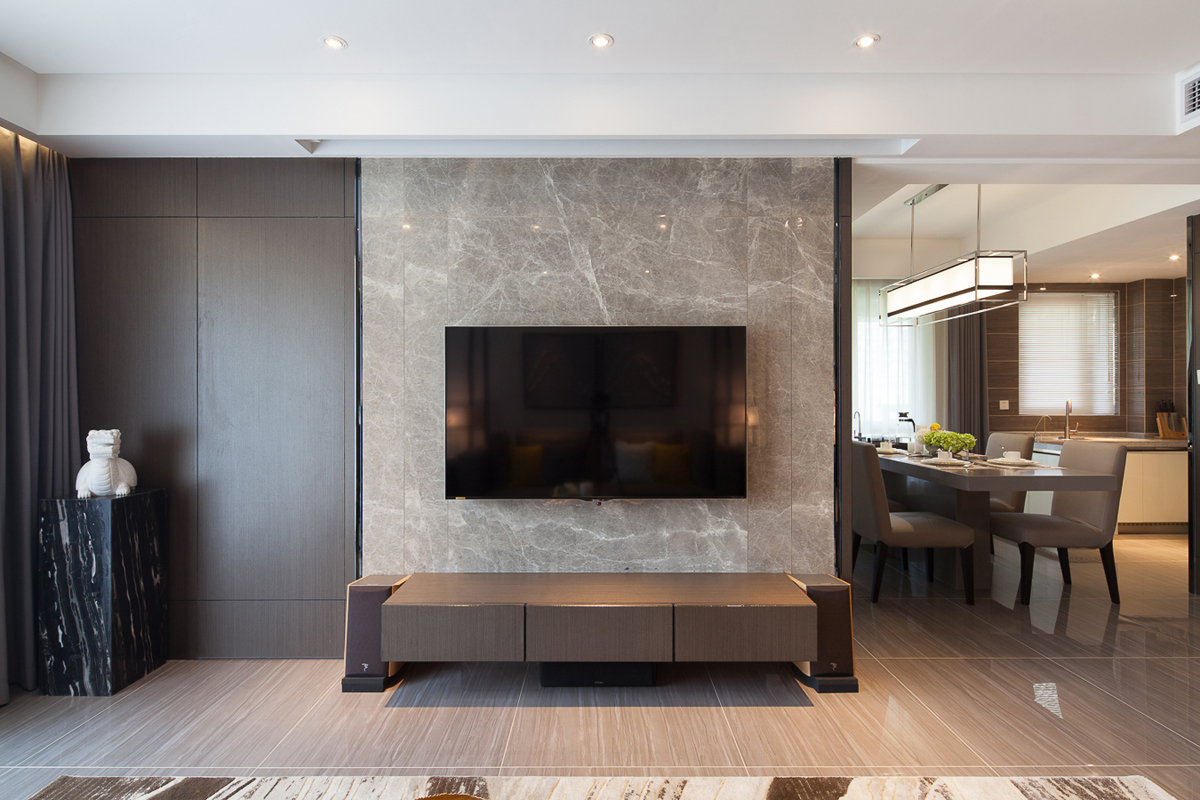 客厅图片来自西安紫苹果装饰工程有限公司在236混搭的分享