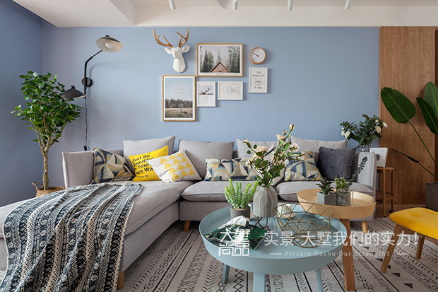 客厅图片来自大墅尚品-由伟壮设计在小清新治愈系北欧风的分享