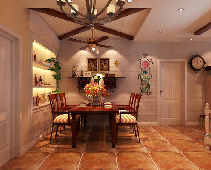 客厅图片来自西安紫苹果装饰工程有限公司在98平田园风格的分享