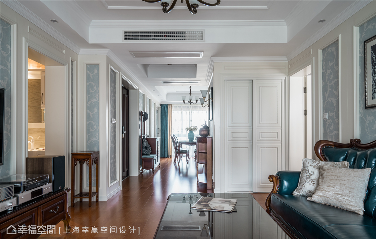 幸福空间 幸赢空间 装修设计 白领 收纳 80后 小资 室内设计 上海装修 客厅图片来自幸福空间在106平，重拟空间比例享受好时光的分享