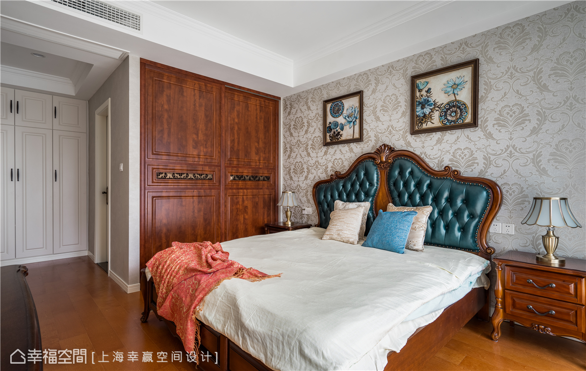 幸福空间 幸赢空间 装修设计 白领 收纳 80后 小资 室内设计 上海装修 卧室图片来自幸福空间在106平，重拟空间比例享受好时光的分享