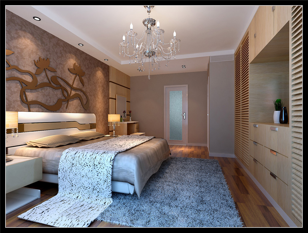 卧室图片来自北京高度国际在华馨公寓---现代主义复式的分享