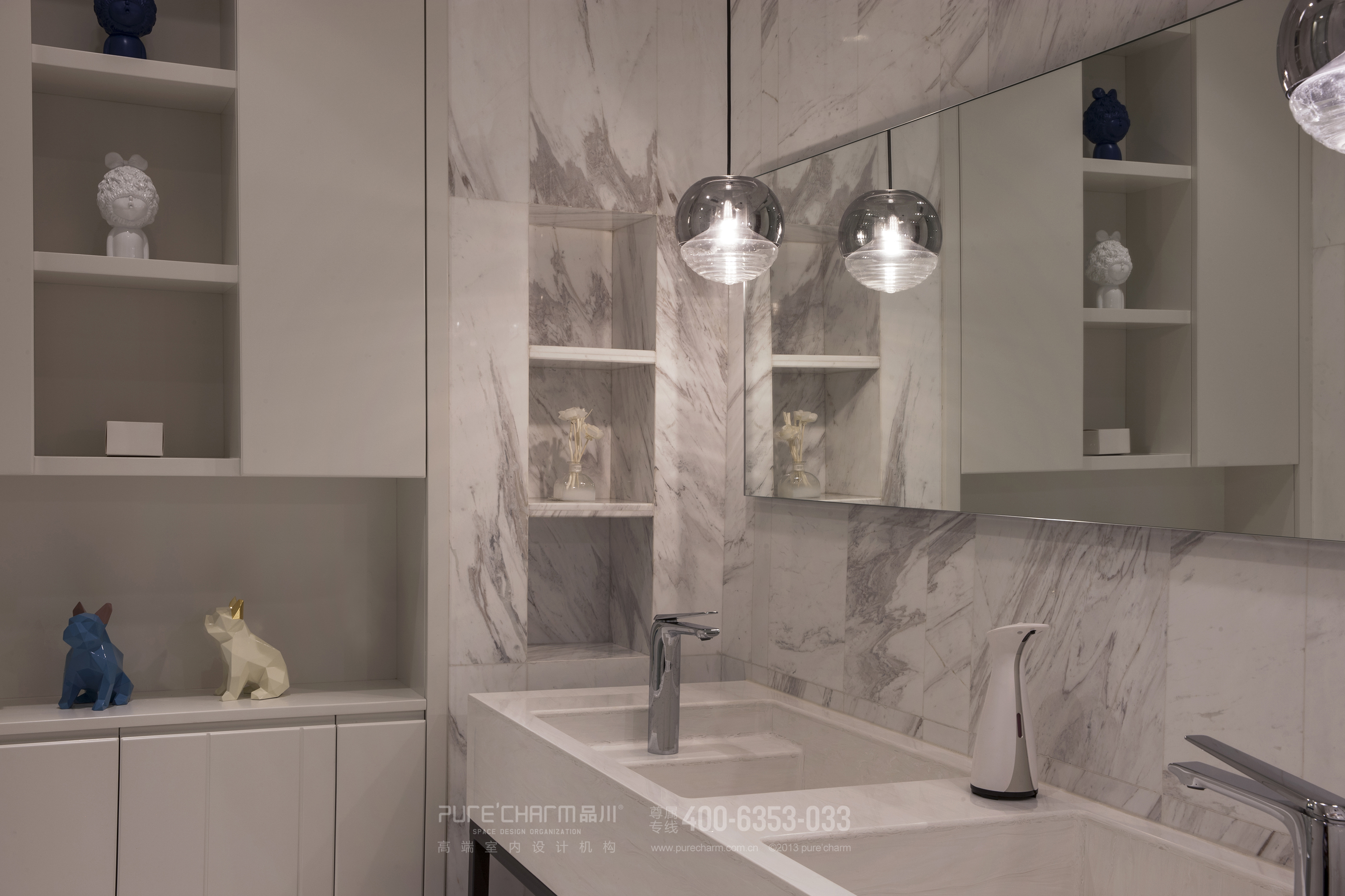 卫生间图片来自品川室内设计在以风雅为骨的顶豪人文大宅的分享