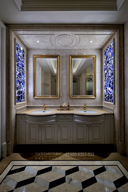 卫生间图片来自品川室内设计在品川设计丨奢宅、气度的分享