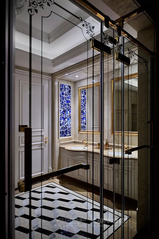 卫生间图片来自品川室内设计在品川设计丨奢宅、气度的分享