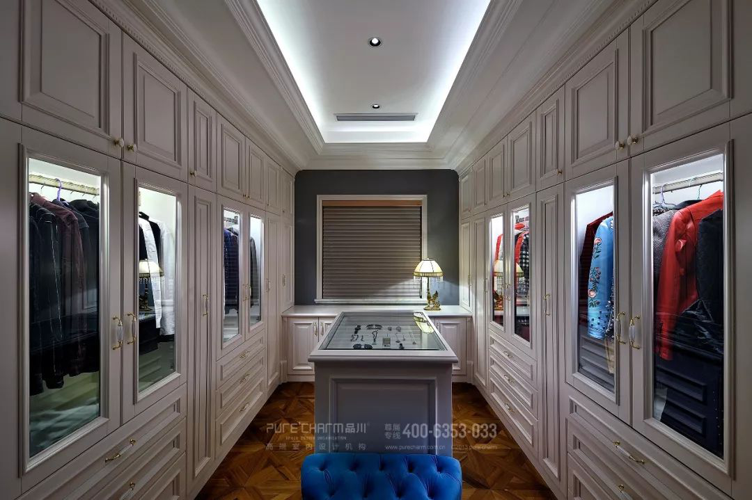 衣帽间图片来自品川室内设计在品川设计丨奢宅、气度的分享