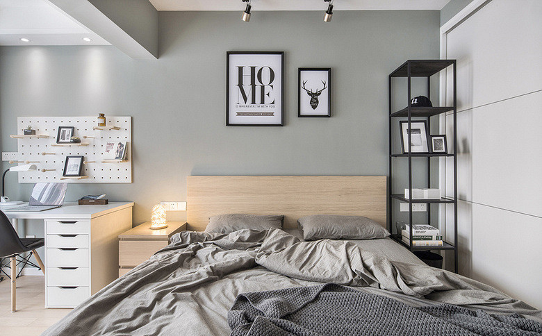 卧室图片来自家装大管家在清新明亮 95平现代北欧时尚空间的分享
