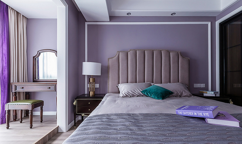 卧室图片来自家装大管家在89平多彩美式空间 多层次温馨风的分享