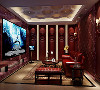 揽海高尔夫别墅项目装修现代混搭风格设计案例展示，上海聚通装潢作品，欢迎品鉴