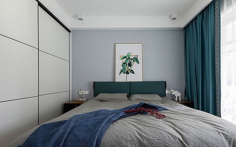 卧室图片来自家装大管家在110平北欧简约3居 心的温暖港湾的分享