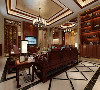上海宝华源墅别墅项目装修中式风格设计案例展示，上海聚通装潢作品，欢迎品鉴
