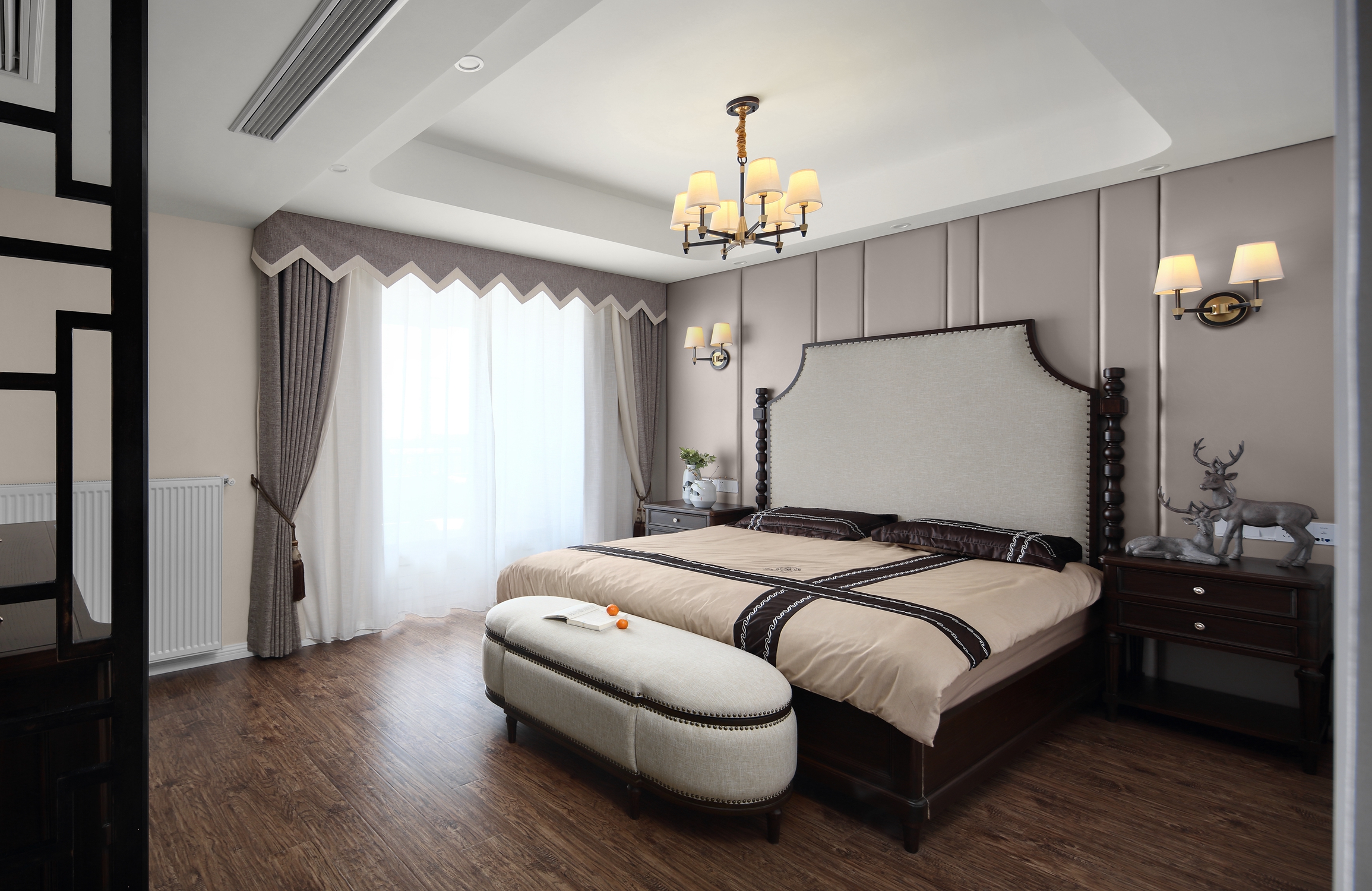 财富海景 中式风格 装修设计 腾龙设计 卧室图片来自腾龙设计在新中式风格设计案例展示的分享