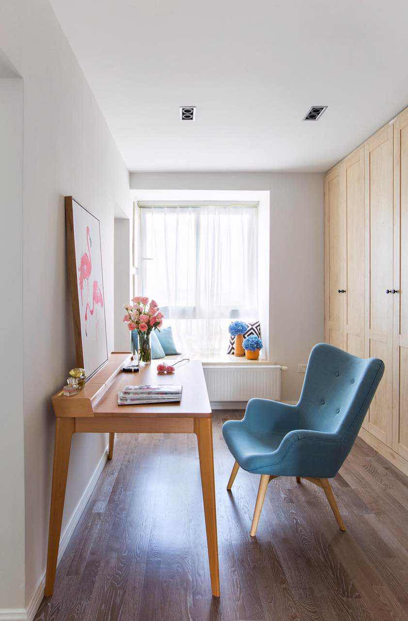 北欧 住宅 公寓 新房装修 卧室图片来自乐粉_20181003112538352在北欧风格装修案例的分享