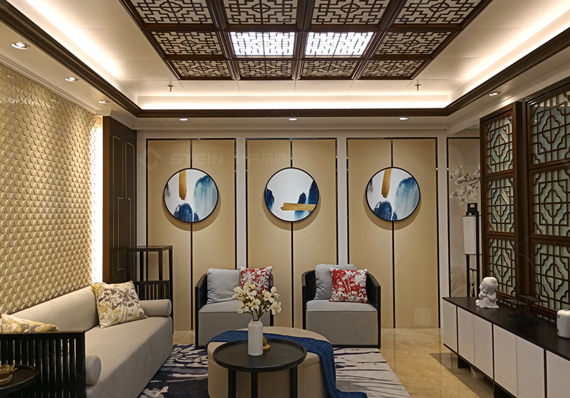 中式 客厅 客厅图片来自荔枝or李子在施丹吊顶美学展厅的分享