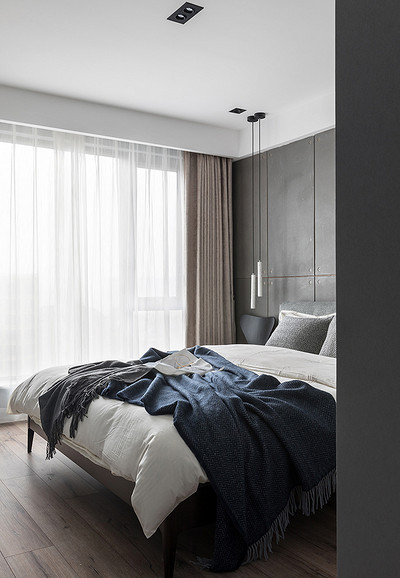 卧室图片来自家装大管家在布局紧凑 105平北欧素雅时尚3居的分享