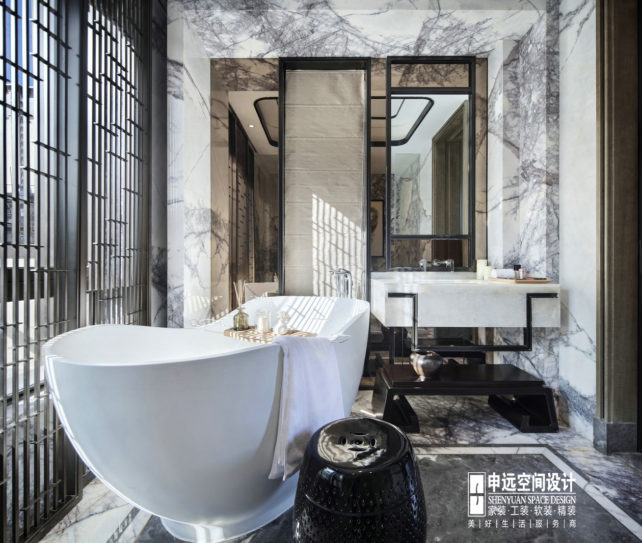 别墅 北京申远 申远设计 新中式 卫生间图片来自申远空间设计北京分公司在北京申远空间设计-新中式风格的分享