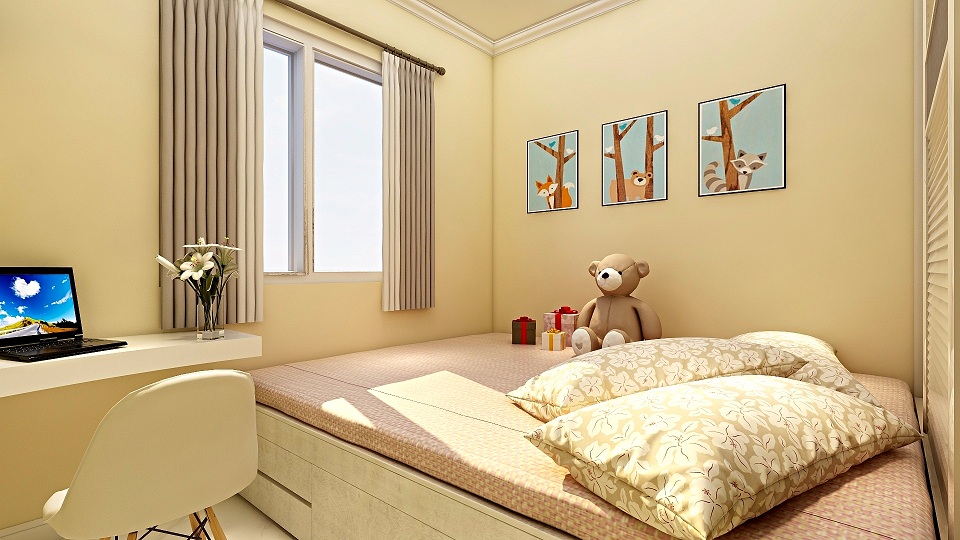 简约 欧式 田园 混搭 二居 卧室图片来自太原齐家典尚装饰在中正锦城现代简约的分享