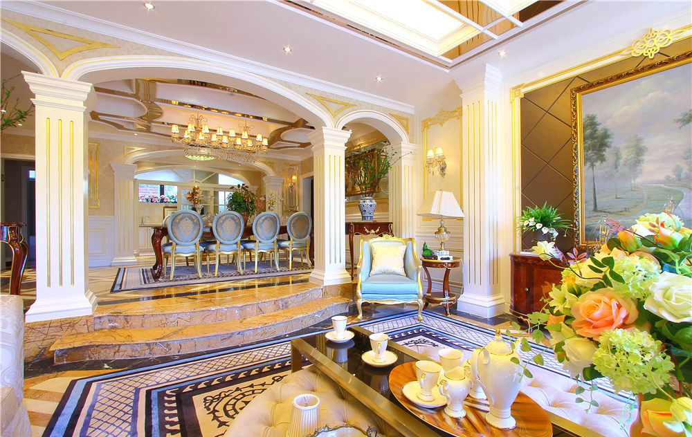 古典 二居 收纳 旧房改造 客厅图片来自北京今朝装饰在新古典风格的分享