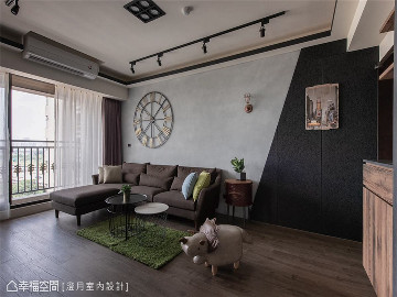 83平， 温馨的工业风个性宅
