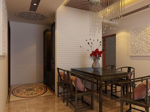 客厅 餐厅 卧室图片来自今朝宜居装饰在中式元素的分享