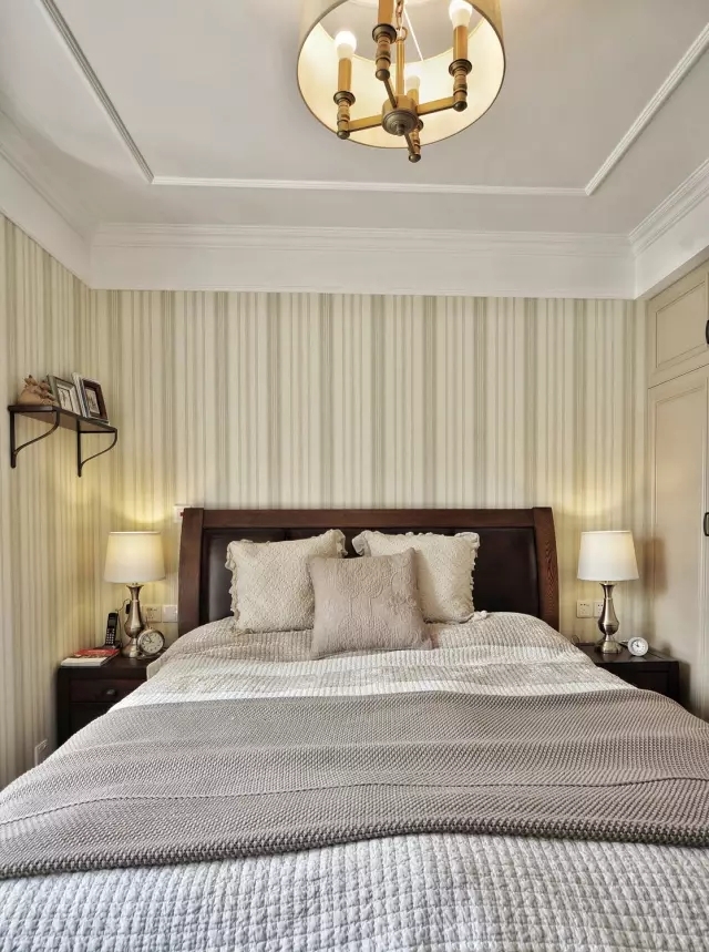 旧房改造 三居 美式 卧室图片来自今朝装饰老房装修通王在130平小资美式风格的分享