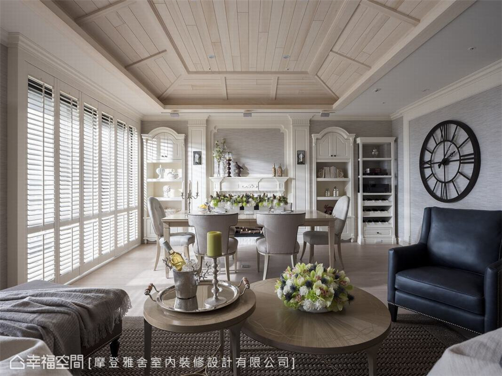 装修设计 装修完成 美式风格 公寓 客厅图片来自幸福空间在126平，梦幻悠闲度假宅的分享