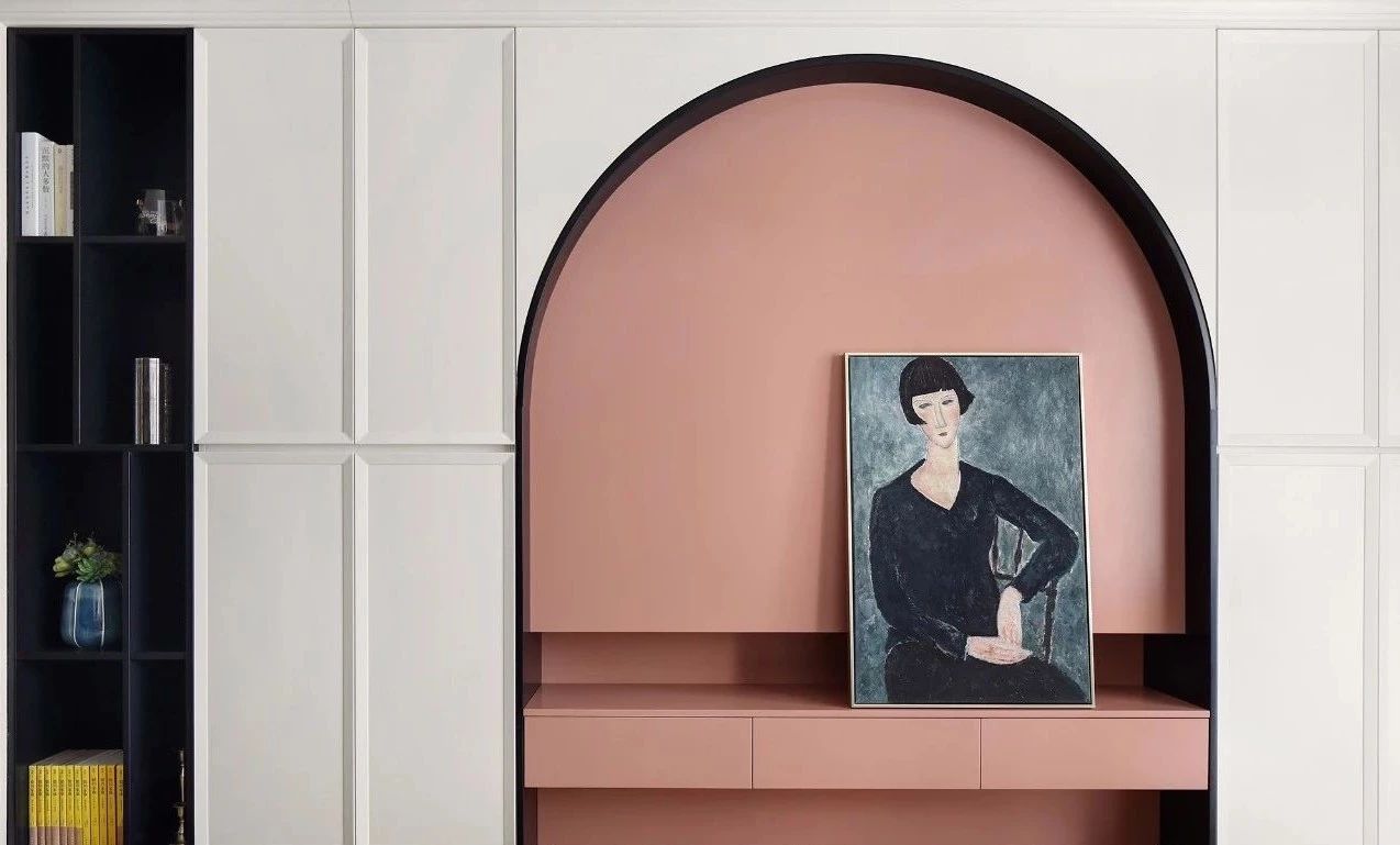 混搭 轻奢 现代 元素 全案设计 客厅图片来自鹏友百年装饰在温柔雅奢INS风的分享