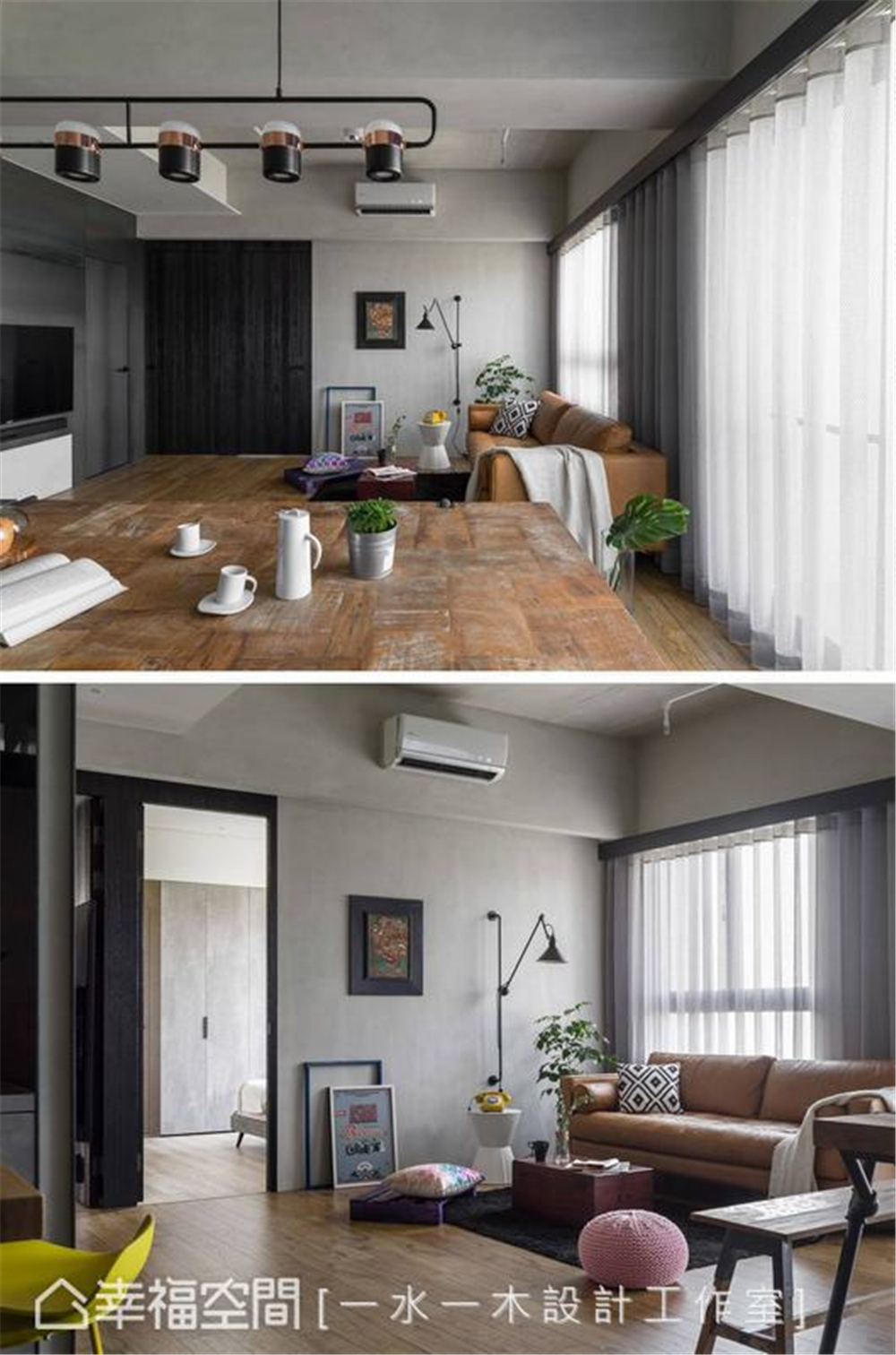 装修设计 装修完成 现代风格 客厅图片来自幸福空间在63平，品味轻生活 形塑画家公寓的分享