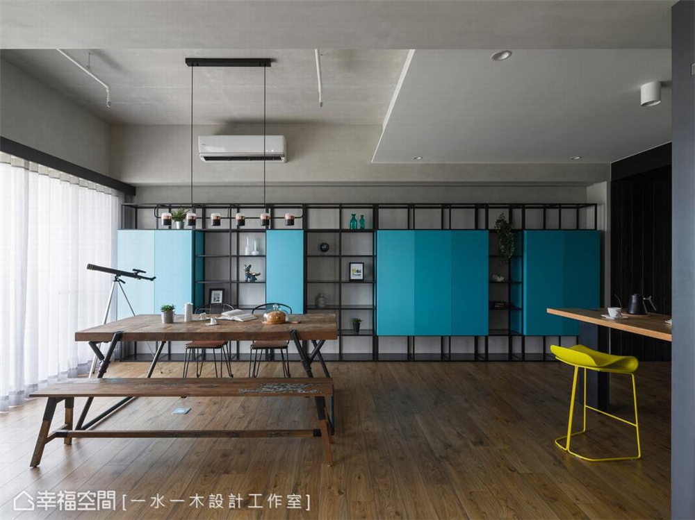 装修设计 装修完成 现代风格 餐厅图片来自幸福空间在63平，品味轻生活 形塑画家公寓的分享