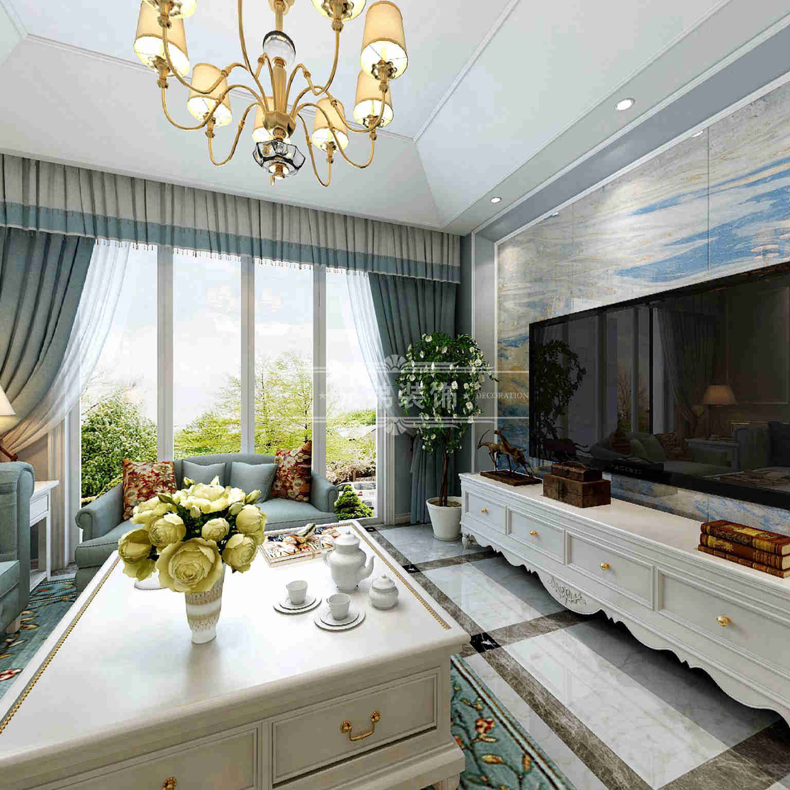 现代 装修设计 客厅图片来自重庆兄弟装饰黄妃在重庆龙湖开元装修设计的分享
