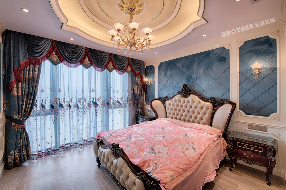 欧式 白领 未来家 客厅 大户型 卧室图片来自兄弟装饰-蒋林明在融创白象街装修|155平大户型设计的分享