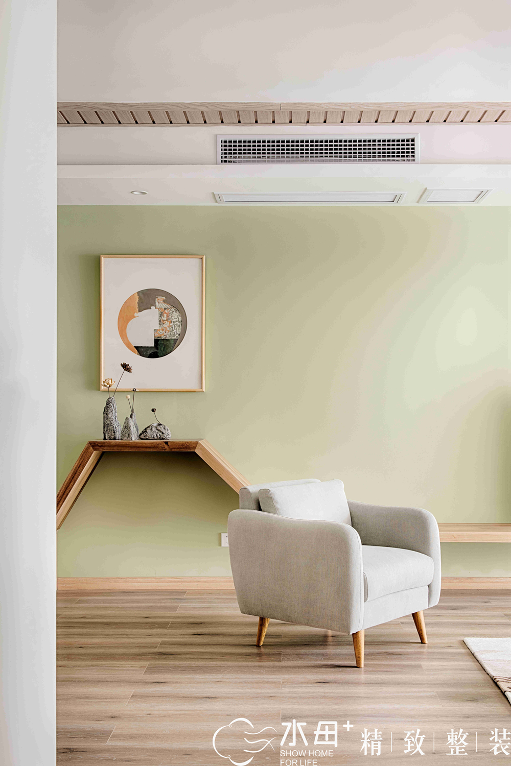 小户型 日系风格 客厅图片来自重庆兄弟装饰黄妃在日系小户型设计，水母+精致整装的分享