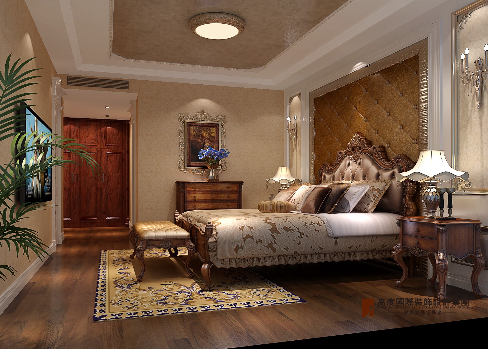 卧室图片来自北京高度国际在国奥村---法式风格的分享