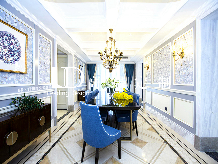 别墅 装修设计 法式 客厅图片来自重庆兄弟装饰黄妃在BR十大设计腕获奖作品，旷年伟的分享