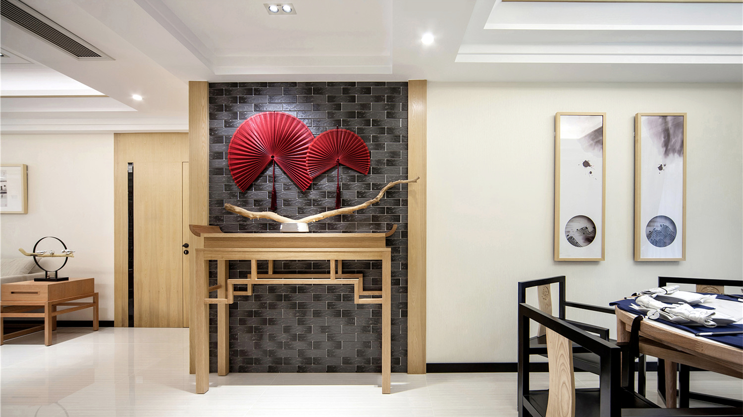 新东方 新中式 现代中式 天汇设计 游小话 客厅图片来自福建天汇设计工程有限公司在THD-天汇设计《清风韵》的分享