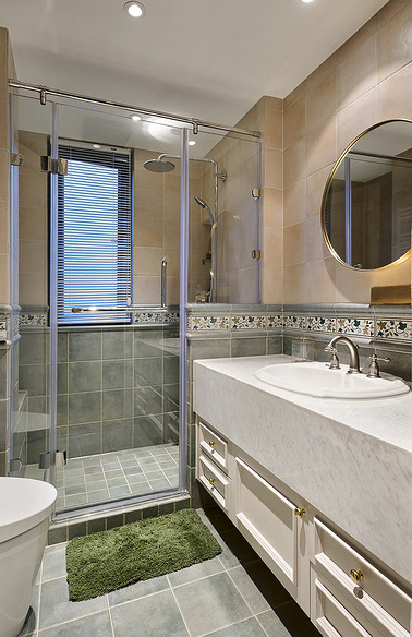 卫生间图片来自家装大管家在舒适与洒脱 100平时尚美式3居室的分享