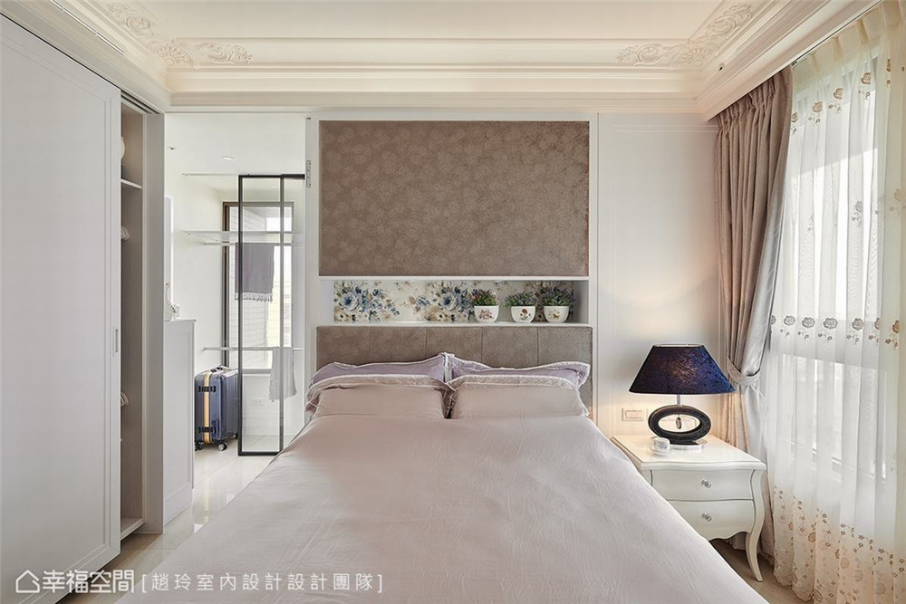 装修设计 装修完成 新古典 卧室图片来自幸福空间在225平， 优雅新古典  美感艺术宅的分享