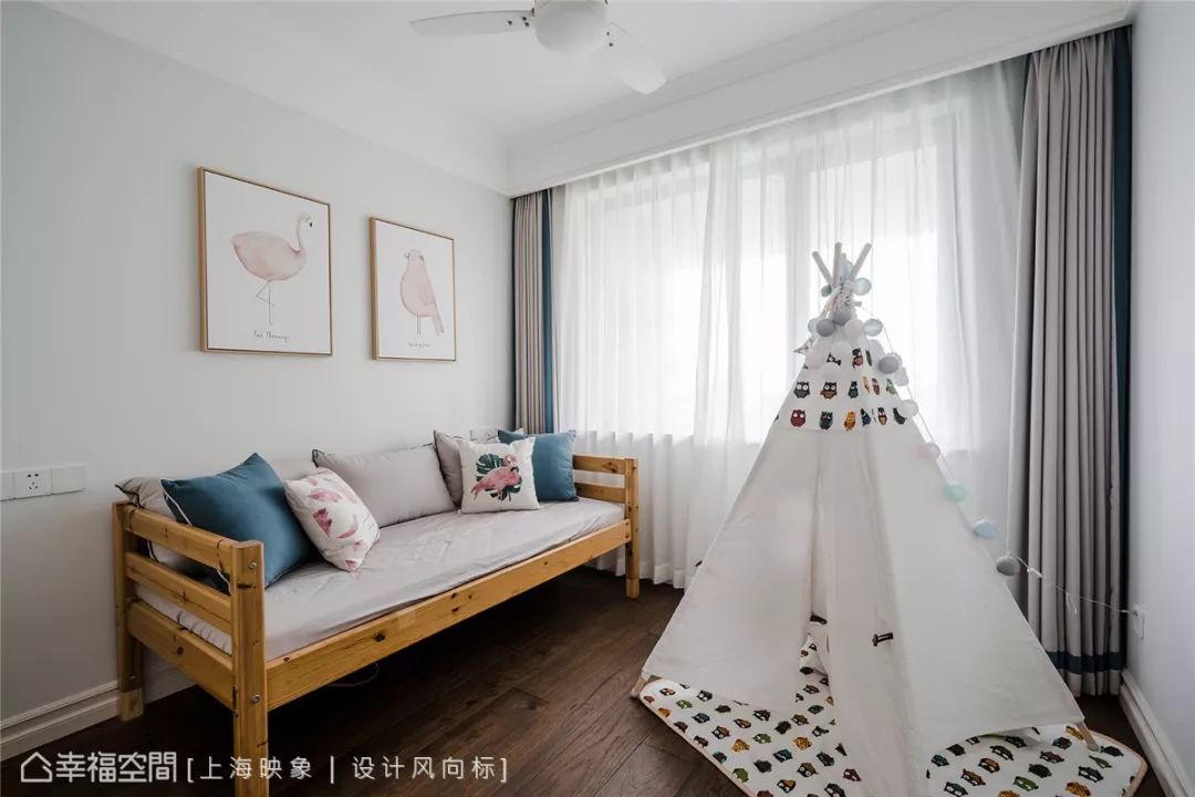 四居 美式 上海装修 设计师 上海映象 上海设计 幸福空间 儿童房图片来自幸福空间在荏苒 |美式随兴恬淡之家的分享