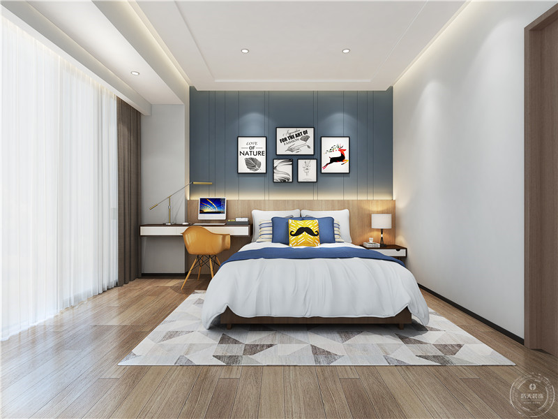 卧室图片来自深圳浩天装饰在博海名苑400㎡现代极简风格的分享