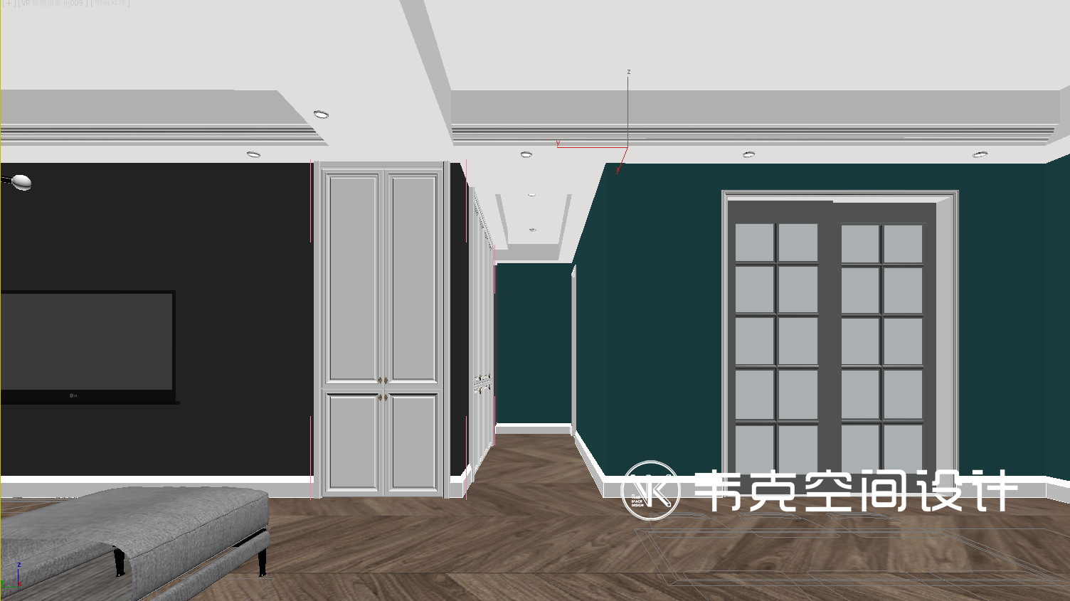 三居 北欧 客厅图片来自韦克空间设计在转角皆储物，127㎡北欧暖心美宅的分享