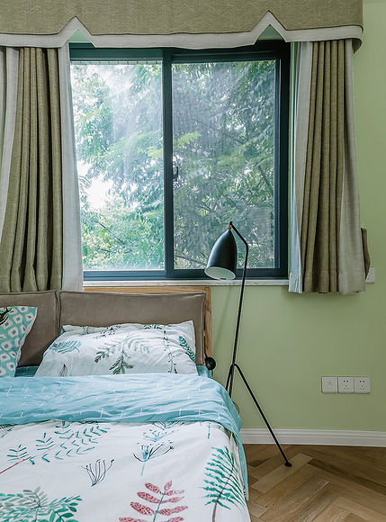 卧室图片来自家装大管家在处处精彩 130平现代北欧时尚3居的分享