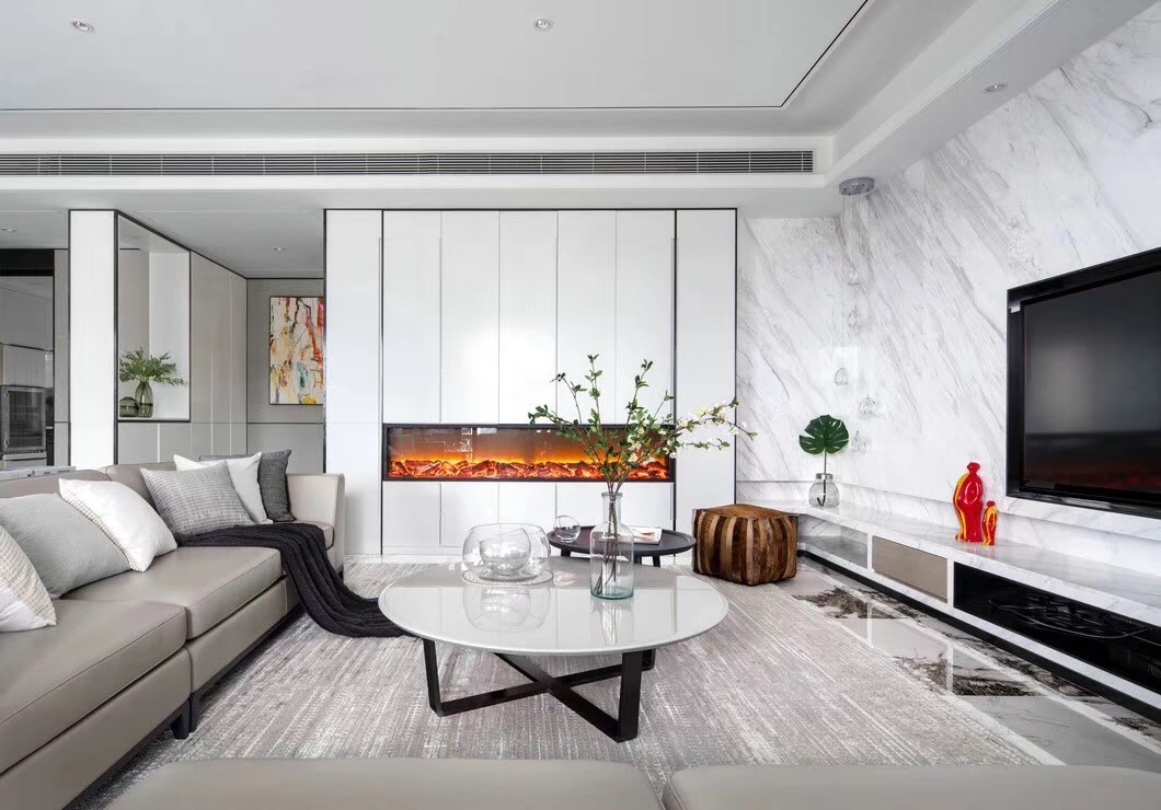 四居 现代 客厅图片来自快乐彩在城阳246平大平层典雅高级灰的分享