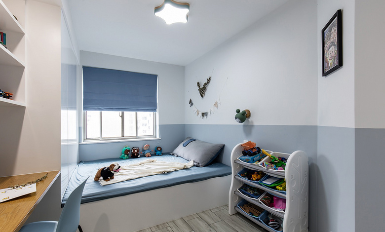 儿童房图片来自家装大管家在70平北欧简洁舒适居 满满归属感的分享